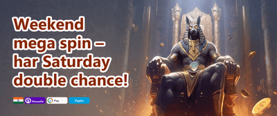 Weekend Mega Spin promotion banner